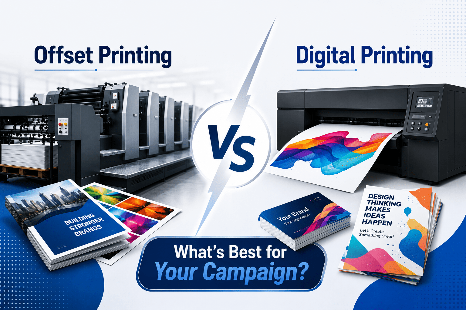 Offset Printing vs Digital Printing: What’s Best for Your Campaign?